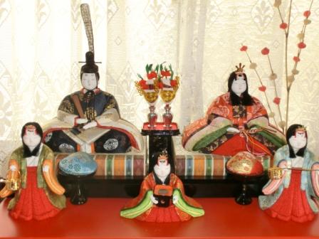 Hina dolls for Japanese Girls' Festival